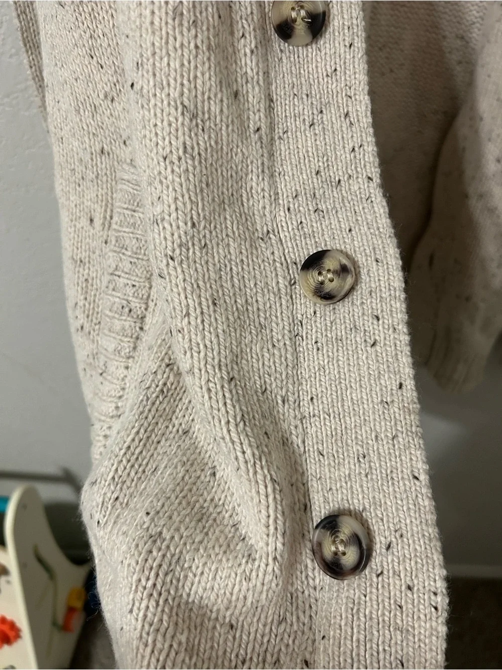 ASOS Taupe Button-Up Knit Cardigan for Men